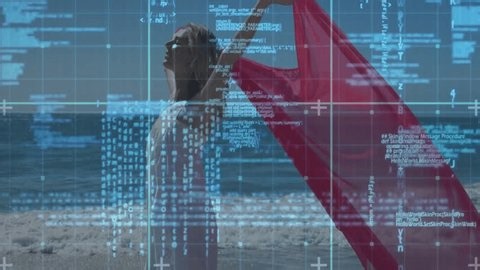 clip-3998833065-woman-lifting-red-cloth-on-beach-animating