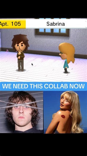 Sabrina Carpenter NEEDS to collab with Cameron Winter! #tomodachilife #sabrinacarpenter #nintendo