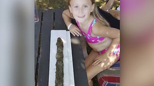Girl finds ancient sword in lake