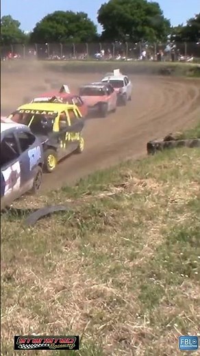 Short FWD Dirt Rods getting all bunched up at Stansted Raceway Banger Racing on 22nd May 2022 During