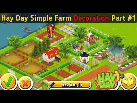 Hay Day Simple Decoration Part 1 | Hay Day Designing Idea | Hay Day | TeMct Gaming