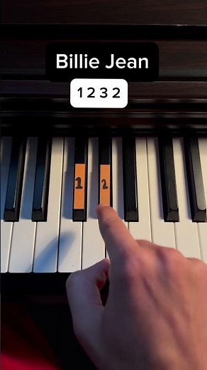 Billie Jean (Easy Tutorial) #piano #tutorial #billiejean #michaeljackson