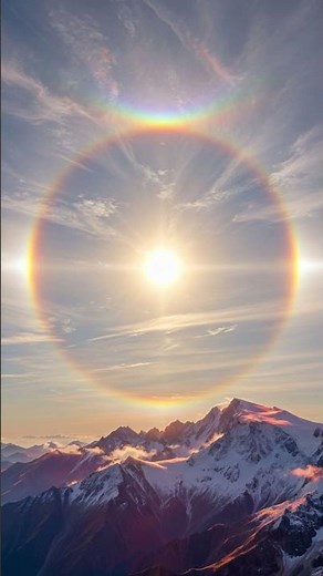 What is a parhelion, these "false suns" in the sky?