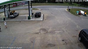 7.5K views · 214 reactions | If you think you're having a rough day, at least this didn't happen to you. Level headed response by the customer, hanging up the hose, grabbing the fire extinguisher, he did great. Hope y'all have a better day. No injuries. The fire was put out promptly and the vehicle is being towed to a mechanic for service. | Roy's General Store | Facebook