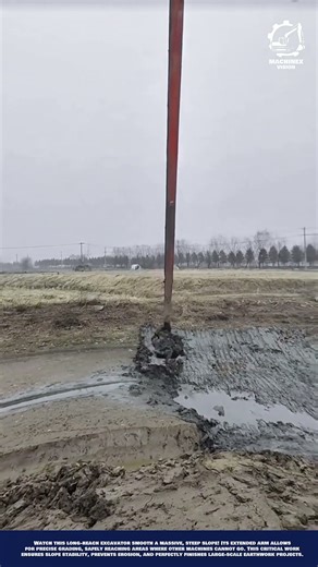 Excavator Soil Grading Machine Innovation for Steep Slope Stabilization