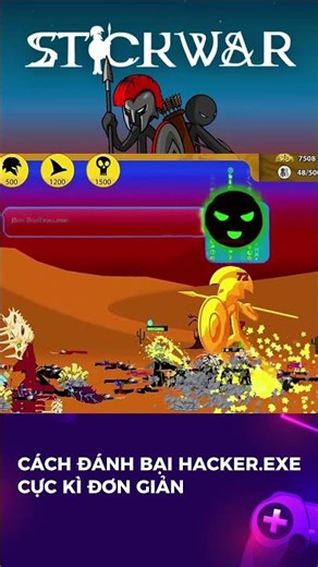 Defeating hacker.exe is easier than you think! #gameplay #games #stickwar #stickwarlegacy #gameplay