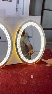 67K views · 444 reactions | LED sensor mirror frame design | AlKarim Ceiling Pvt Ltd. | Facebook