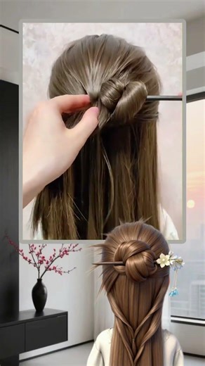 #Braid and updo#Braiding is simple and easy to learn#Tutorial on ancient costume style