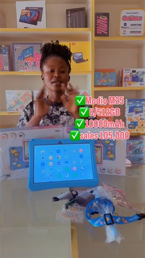 KIDS TABLET STORE IN ABUJA on Instagram: "✅Modio M25 available now ✅Price: 105,000 ✅Screen size: 10inches ✅ Storage: 8RAM 512ROM ✅ 5G WiFi ✅dual sim enabled ✅CHIPSET: Quad core ✅Battery: 10000mAH ✅android ✅GIFT Straps Wrist watch Touch pen Stickers ✅ACCESSORIES: Charger, Type-C data line User manual HOW TO PLACE ORDER *CHAT US ON INSTAGRAM @ziggys_kidstabletabuja Contact us on 08168046444 to place order You can visit our Store @ Olive Plaza Wuse 2, 194 Alexandria Crescent, Abuja OR @ Zobis Cable