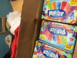 Watch Pop-Ice Freezer Pops, Fat Free Ice Pops, Assorted Flavors ﹙100 - 1 oz pops﹚ on Amazon Live