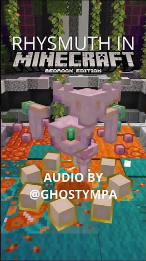 I Made RHYSMUTH in MINECRAFT! #minecraft #crystalislet #mysingingmonsters #rhysmuth