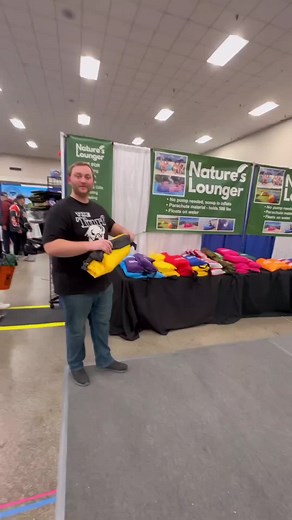 Nature's Lounger Inflatable Chair for Camping and Swimming