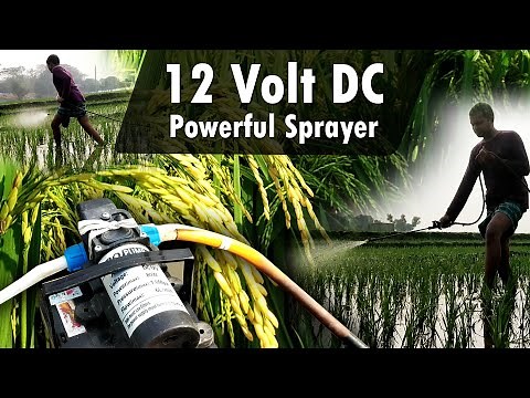 DC Motor Sprayer Pump - Powerful charging sprayer pump for agriculture using 12 volt dc motor