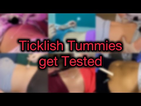 Ticklish Tummies get Tested (ASMR Abdominal Exam Tickle Compilation)