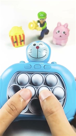 Playing Popit Machine with Super mario and Squishy Funny! #funny #satisfying #supermario 944