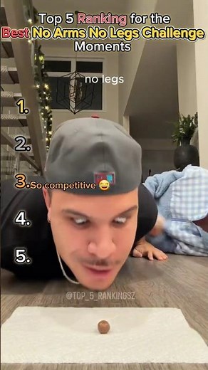 Ranking the best No Arms No Legs Challenge Moments 🤣