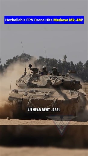 FPV Strike Triggers IDF Tank Ammo Cook-off