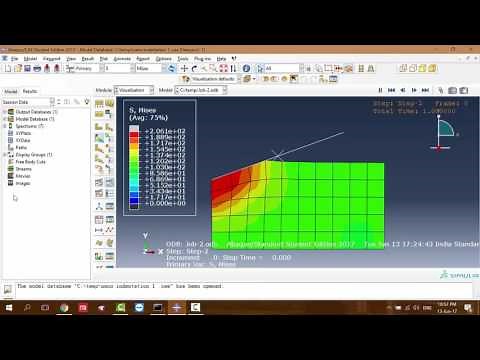 abaqus tutorial for beginner, Nanoindentation part-1