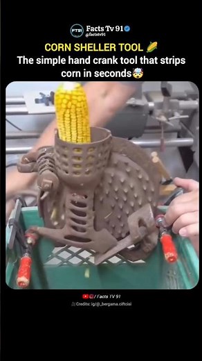 This Hand Crank Tool Removes Corn in Seconds 🌽😳