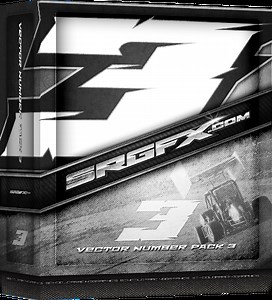 Vector Racing Number Set 3