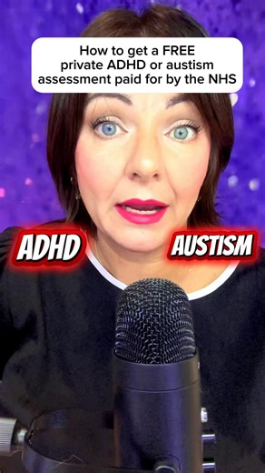 91K views · 432 reactions | How to get a free private adhd or autism assessment on the NHS #adhd #austism #adhddiagnosis #autismdiagnosis #righttochoose #nhs #camhs | Nicola Cheetham | Facebook