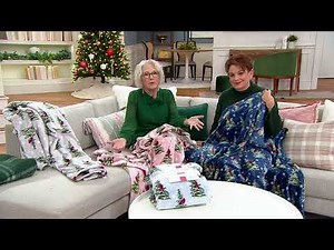 Berkshire Blanket 60x70 Velvetsoft Cardinal Printed Throw on QVC