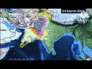 8 March To 1 April 2026/ NEXT 25 Days Weather System Map Forecàst South Asia.