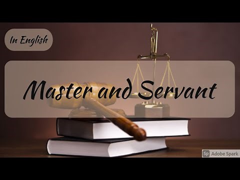Master and Servant | Vicarious Liability | Easy way | in English