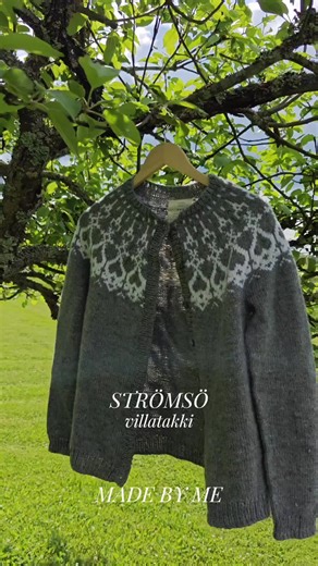 Strömsö-villatakki: Juhannuksen lahja ja ompelusanat