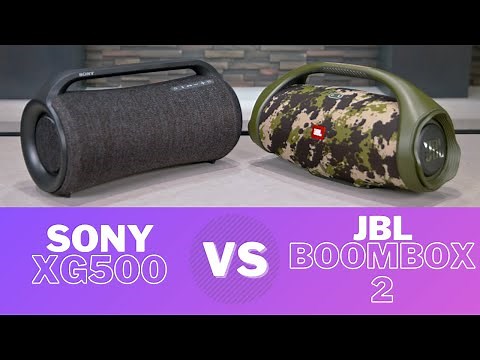 Sony XG500 vs JBL Boombox 2