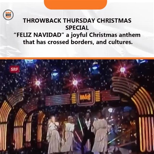 THROWBACK THURSDAY CHRISTMAS SPECIAL “FELIZ NAVIDAD” a joyful Christmas anthem that has crossed borders, cultures, and generations with one simple message: love, peace, and goodwill. From festive gatherings to spontaneous sing-alongs, this classic has remained a global sound of Christmas cheer. As we celebrate this #TBT moment, let the familiar chorus spark memories, laughter, and togetherness. A reminder that Christmas joy is a language everyone understands. 🎵 Feliz Navidad, próspero año y fel