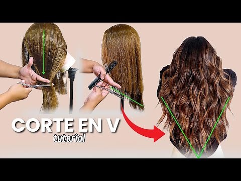 CORTE EN V ► EN 3 PASOS (Súper Fácil !)...