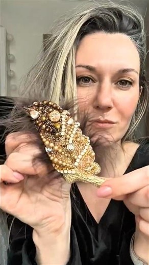 I Designed a FEATHER Brooch🪶😳 | Tutorial on Membership 🌷✨️#youtubeshorts #jewelry #handmade #diy