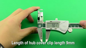 Watch How to measure the size of the wheel center caps 14315 on Amazon Live