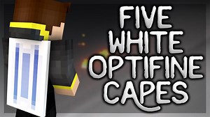 5 white Optifine cape designs – stylish themed capes for Minecraft