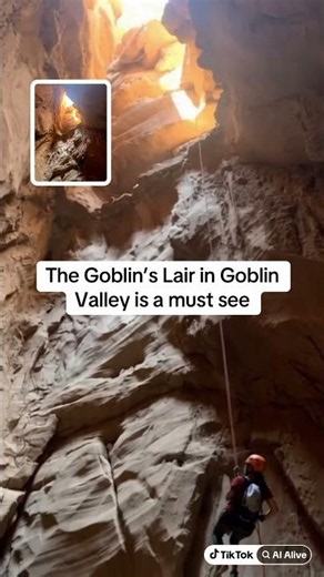 Goblins Lair in Goblin Valley State Park
