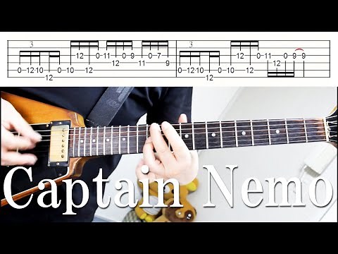 Captain Nemo / Michael Schenker ギター タブ譜 弾いてみた 大隈秀徳 Hide Okuma Guitar tab くまT レインボーミュージック