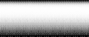Pixelated bitmap gradient texture black and white dither pattern background 8 bit video game screen | Premium Vector