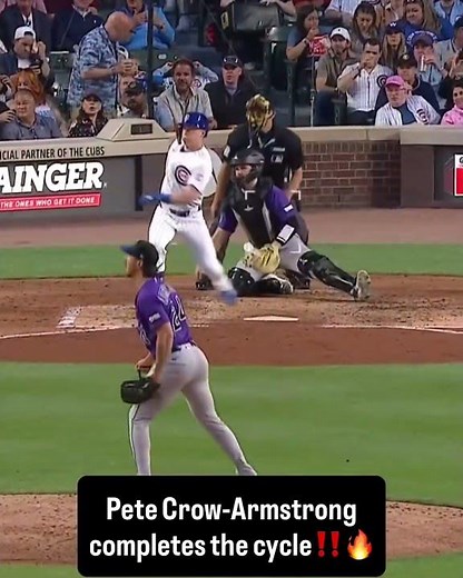 PCA hits the 13th cycle in Cubs history 👏