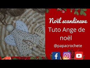 Crochet Christmas angel Easy and super quick video tutorial