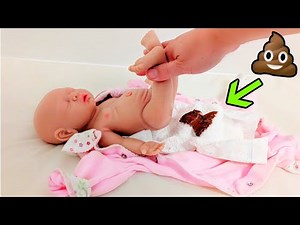 Silicone Baby Girl Sophie Exploding Diaper Change