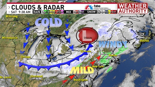 Big temperature drop, strong wind, and snow accumulation in CNY this weekend
