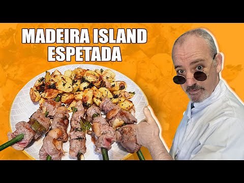 How to Make Madeira Island Espetada at Home | Espetada Madeirense Traditional food in Madeira Island