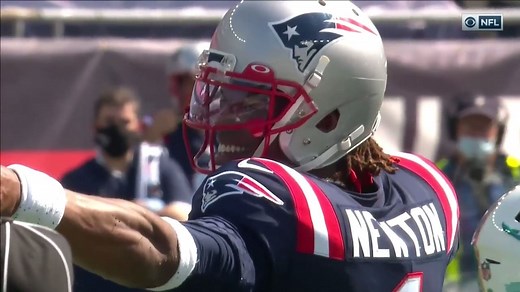 "His reads were spot on." Breaking down Cam Newton's debut with the New England Patriots with True View highlights. (via Brian Baldinger) | NFL