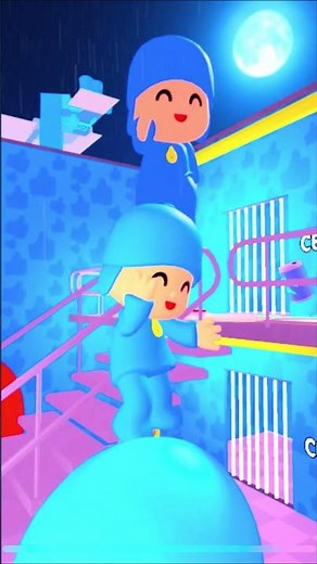 Pocoyo dance in rain👻💙 #roblox #robloxshorts #funny #youtube #youtubeshorts #trending #viral