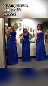 Groom picks the bridemaids dress! 👗 #donttellthebride #dttb #wedding #bridesmaids | Don't Tell The Bride