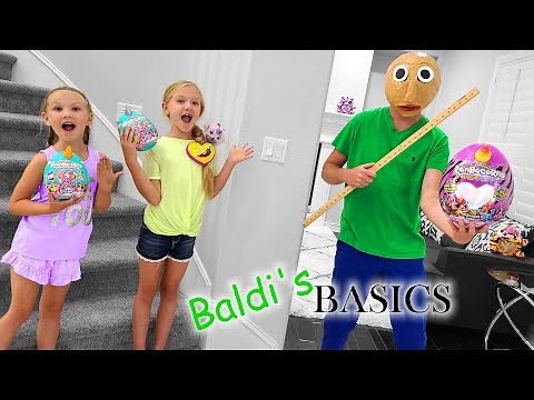 Baldi Steals Our Rainbocorns!! Toy Scavenger Hunt!