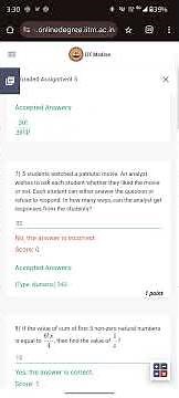 IITM BS DEGREE statistics 1 week 5 graded assignment solution #iitmadras #bsdegree