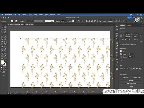 How to Transform Patterns in Adobe Illustrator | Scale, Move & Rotate with Ease