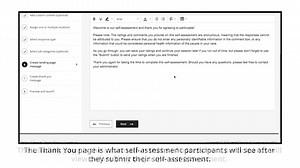 OnboardQi - Creating a self-assessment